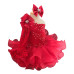 15 color available--Infant/toddler/baby/children/kids Girl's  Pageant evening/prom Dress/clothing  RED-G086